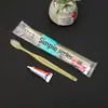 Suministros de Hotel Cepillo de Dientes Desechable, Peine, Set de Pasta de Dientes, Artículos de Tocador Desechables Dos en Uno