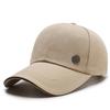 Novo boné de beisebol masculino, chapéu protetor solar, chapéu casual para todos os jogos, estilo coreano, chapéu de lona de cor sólida