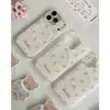 Capa Magnética de Cachorro em Forma de Coração Desenho Animado Adequada para Capa de Telefone Apple 17 Pro Max iPhone 16 Desenho Animado 15 Suporte 14 Coreia