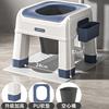 Inodoro de cuclillas doméstico Cambiador de asiento de inodoro Estante Taburete para inodoro de cuclillas para mujeres embarazadas Artefacto para cuclillas para niños Taburete para cuclillas Taburete