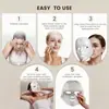 Máscara de Beleza Led Personalizada com Ajuste de Silicone, Luz Infravermelha, Multi-Comprimento de Onda, Dispositivo Transfronteiriço de Cuidados com a Pele Facial Colorido