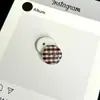 Botones Decorativos DIY de Tela Colorida con Estampado para Niños, Botones Redondos de Dos Agujeros para Ropa de Bebé, Botones Coloridos de Cuadros