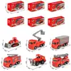 Juguetes de Autos de Aleación para Niños Vehículos de Ingeniería Metálicos Excavadoras Vehículos de Saneamiento Urbano y Tráfico Modelo de Coche Adornos Regalos