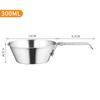 Tazón de Camping al Aire Libre Acero Inoxidable 304 Tazón Plegable Utensilios de Cocina para Camping Vajilla para Camping Tazón con Asa Plegable Portátil