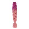 Nueva versión de trenza grande [doble color] Trenza africana sucia peluca trenza cola de caballo fibra química seda de alta temperatura color trenza grande