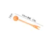 Tenedores de plástico para fruta para uso doméstico, palillos de fruta coloridos para restaurantes, tenedores pequeños para pastel y postre, palillos de fruta redondos creativos de grado alimenticio