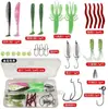 Un Juego Completo de Kits de Señuelos para Principiantes, Incluyendo Cajas de Señuelos Artificiales para Todas las Capas de Agua, Señuelos Universales, Spinnerbaits para Principiantes y Señuelos Blandos