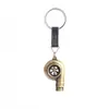 Llavero Silbato Turbo para Coche Transfronterizo Colgante Mini Turbocompresor Metálico para Coche Regalo