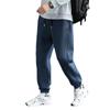 Pantalones deportivos casuales para hombre Primavera y otoño Pierna suelta-dedo del pie Otoño para hombre Otoño e invierno con forro polar Engrosado Pantalones deportivos para niños