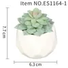 Suculenta Planta Taça de Diamante Bonsai Decoração Casa Escritório Es1178-4 Paisagem em Microfibra Aveludada Mini Alta Simulação
