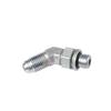 KUNGFLEX codo de 45 grados rosca JIC de EE. UU. cono de 74 grados rosca métrica ajustable a junta de transición 1JH4