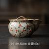 Miyan pintado à mão puro pequeno vaso de flor vermelha vaso tesouro vaso cerâmica criativo conjunto de chá vaso único vaso de mão imitação de lenha