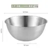 ¡Guau! Tazón Grande de Acero Inoxidable para Ensalada, Tazón de Cocina Estilo Japonés, Tazón Medidor para el Hogar, Tazón para Mezclar, Tazón para Masa, Tazón para Batir Huevos, Tazón para Hornear