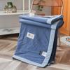 Colcha de Verano de Algodón Puro Lavado, Colcha de Aire Acondicionado, Colcha Fina Lavable para el Hogar, Juego de Cuatro Piezas
