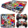 Console de Jogo Ps4 Slim Adesivo de Corpo Inteiro Material de PVC com Canaleta Guiada por Ar Filme Adesivo Bomb
