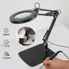 Reparación de teléfonos móviles, fácil de usar para personas mayores, aumento de 30x, soporte para lectura, lupa de escritorio con luz, lámpara de banco de trabajo, alta definición 20x, para soldadura