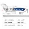 [Cuchillo de ballena azul de aspecto elegante] cuchillo multiusos de ballena azul forjado a mano cuchillo para carne cuchillo para huesos cuchillo de colección