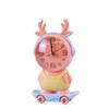 Despertador de caricatura de patinete despertador habitación infantil levantarse mesita de noche escritorio adornos reloj pin de lápiz reloj