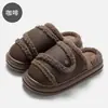 Pantuflas de Algodón Birkenstock para Mujer, Nuevo Modelo de Invierno, Antideslizantes de Interior Cálidas de Felpa Chanclas Desplegables de Suela Gruesa para Exteriores Pantuflas de Algodón para Hombre, Invierno
