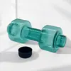 7L2500Ml Grande Capacidade Chaleira de Água com Halteres Chaleira de Água para Esportes Fitness Copo Grande Prático Copo Espacial Personalizado para Homens Anti-Queda