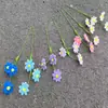 Palitos Retorcidos Terminados con Margaritas Pequeñas como Regalos para Maestros y Novias, Materiales para Floristería, Decoración para Arreglos Florales, Flores Artificiales