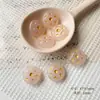 Flor de Cerezo TempranaSentimiento de PrimaveraRosa y VerdeVidrio ChecoHecho a Mano con CuentasPulsera DIYAccesorios de Material para Hacer Pulseras a Mano