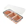 Contenedores de silicona transfronterizos para almacenamiento de alimentos, para uso doméstico, aptos para microondas, cajas para mantener la frescura, almacenamiento en refrigerador de cocina, contenedores de conservación herméticos