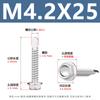 Arandela Hexagonal Cola de Taladro Acero Inoxidable 410 Tornillo de Cola de Taladro Hexagonal Externo Tornillo Autoperforante Cola de Milano M4.2-M6.3