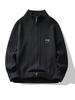 Cárdigan de punto JEEP SPIRIT para hombre, otoño e invierno, cuello alto, color liso, versátil, abrigo suéter, moda masculina