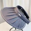 Nuevo Sombrero de Moda de Seda Helada de Verano Todo Fósforo Protección Solar al Aire Libre Sombrero Vacío Sombrero de Sol de Ala Ancha para Mujer al Aire Libre
