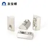 Accesorios de Perfil de Aluminio Estándar Europeo Niquelado Bola de Acero Bola de Acero Inoxidable Elástica Bloque de Tuerca Tipo M4M540-M6M8