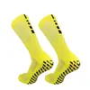 Calcetines de Fútbol con Planta de Rizo de Malla, Calcetines Antideslizantes Profesionales para Competición y Entrenamiento, Calcetines Gruesos de Agarre a Media Pantorrilla