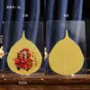 Folhas Naturais de Bodhi, Zhakiram, Farmacêutico, Thangka da Tara Verde, Pintura Thangka do Deus da Riqueza Amarelo, Arte de Parede, Molduras para Fotos no Atacado