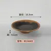Estilo Natural Melamina Imitação Porcelana Comercial Churrasqueira Panela Quente Prato de Arroz Bonito com Design de Borda Único, Prato Redondo, Prato Retangular
