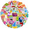 50 pegatinas de juguete para niños de dibujos animados estilo vsco equipaje taza de agua cuenta de mano pegatinas de grafiti para computadora portátil