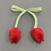 Tela Flor de Tulipán Coreano Capullo de Mariposa DIY Accesorios de Ropa Accesorios para el Cabello Bolso Accesorios de Joyería
