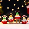 Bestseller transfronterizo: Bola de cristal de postre navideño, mini bola de agua de colores brillantes, adorno de escritorio, decoración de luz ambiental