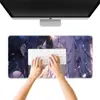 Teclado Customizado Bidimensional Extra Grande para E-Sports com Bloqueio de Borda para Homens e Mulheres, Mesa de Computador, Tapete de Mesa para Escritório, Mouse Pad