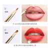 Set de Pinceles de Maquillaje Estilo Xiaohongshu, Pincel para Labios Metálico Telescópico de Doble Punta con Tapa, Pincel Portátil para Labial, Herramienta de Belleza