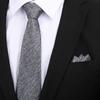 Corbata Delgada K-Style de 8cm para Hombre y Mujer, Moderna, Casual, Profesional, Rayada, Anudada a Mano, Corbata Fina para Novio, Padrinos de Boda, Banquete de Boda