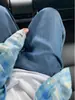 Pantalones de Pierna Ancha Finos para Hombre y Mujer, Estilo Retro Veraniego, Marca de Moda, Lavado Cool, Todo Fósforo, Sueltos, Jeans Personalizados