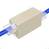 Extensor de cabo de rede 8P8C conector reto RJ45 conector reto de rede