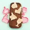 Moldes para Galletas Temáticos de Alcohol, Moldes para Galletas de Prensa Simulada, Cortadores de Galletas de Mantequilla, Herramientas Creativas para Hornear