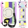 Funda Protectora para iPad de Silicona Anticaídas 9ª Generación 10.2 pulgadas Funda para Tableta Apple Bolso Infantil con Soporte Horizontal y Vertical Colorido
