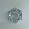 Portavelas de Cristal Vintage, Loto de Cristal, Portavelas de Loto, Lámpara de Loto, Base de Lámpara Eterna, Base para Lámpara de Mantequilla