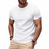 Camiseta publicitaria informal de manga corta con cuello redondo para maratón, talla pequeña, para hombre, de secado rápido, para correr de noche, ideal para eventos transfronterizos.