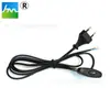 Los fabricantes suministran cable de alimentación estándar europeo enchufe redondo estándar europeo + cable enchufe 8S304 enchufe redondo con interruptor