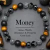 Xiyin tk pulsera explosiva transfronteriza de piedra natural ojo de tigre cuarzo rosa piedra Shoushan pulsera elástica de cuentas hecha a mano al por mayor