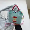 Nova Bolsa Bordada Feminina Leve Impermeável Moda Bolsa de Tecido para Ombro Nicho para o Dia a Dia Esportes Bolsa Transversal Infantil