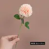 Diente de León Simulado Flor de Crisantemo Bola de un Solo Tallo Flor de Seda Ramo de Plástico Decoración de Boda Muro de Flores El Más Vendido de Amazon Flor Artificial